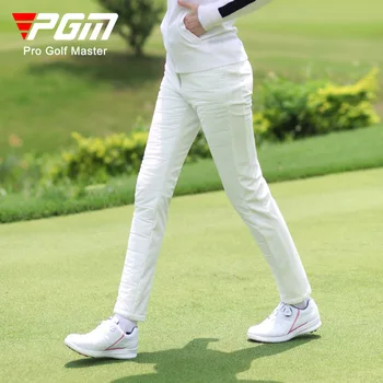 PGM Golf nadrág női téli vastag meleg női alkalmi pamutnadrág női slim fit hosszú nadrág magas derékú bársony melegítőnadrág