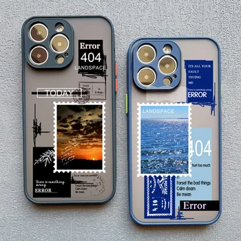  Phone Case iPhone X XR XS 15 13 12 11 Pro Max 7 8 14 Plus SE 2020 divatbélyegző fekvő kamera védelem ütésálló héj
