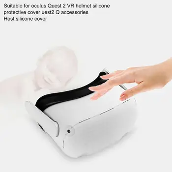 Rugalmas VR headsetfedél Karcmentes szilikon VR védőtok Oculus-Quest 2-höz