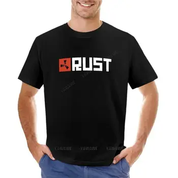 Rust Game logó póló Esztétikus ruházat nyári felső vintage póló vintage ruhák férfi grafikus pólók nagy és magas