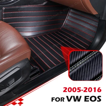 Szénszálas padlószőnyegek VW Volkswagen EOS 2005-2016 15 14 13 12 11 10 09 08 07 06 lábszőnyeg automatikus belső kiegészítők