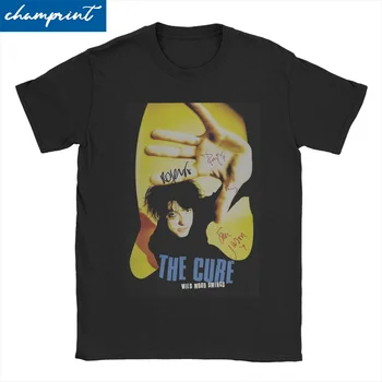 The Wild Mood Swings Band Punk British Rock for Men női pólók The Cure alkalmi póló pólók Pamut ajándékötlet ruhák