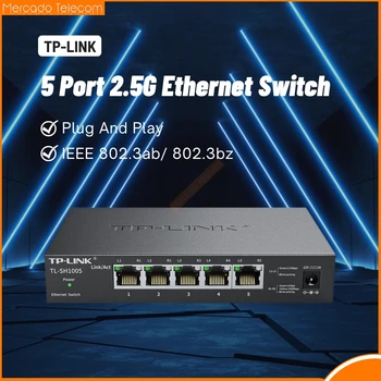 TP-link 10 GbE kapcsoló 10 GB kapcsoló 10 GB hálózat 10 Gbps kapcsoló Ethernet 10 db gigabites TL-ST1005 LAN mind 5 * 10000Mbps RJ45