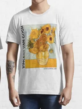 Van Gogh Sunflowers póló - %100 Premium pamut hosszú ujjú