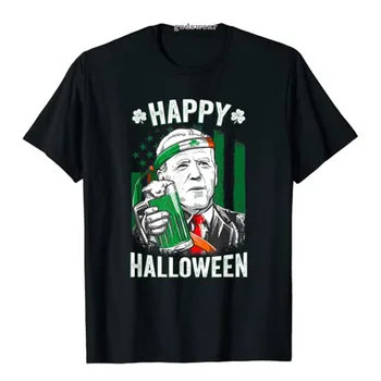 Vicces manó Biden boldog Halloweent Szent Patrik napjára Póló grafikus pólók Férfi ruházati ajándékötlet