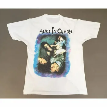 Vintage 1991 Alice In Chains We Die Young ing White Unisex S-5XL UT1133