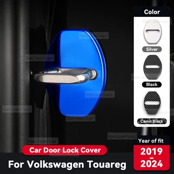Volkswagen TOUAREG 2019-2024 autós ajtózár védőburkolathoz rozsdagátló rozsdamentes acél automatikus belsőépítészeti kiegészítők