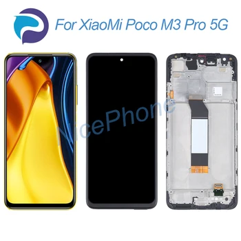 XiaoMi Poco M3 Pro 5G LCD képernyő + érintőképernyő 2400 * 1080 M2103K19PG / PI / PY Poco M3 Pro 5G LCD kijelző
