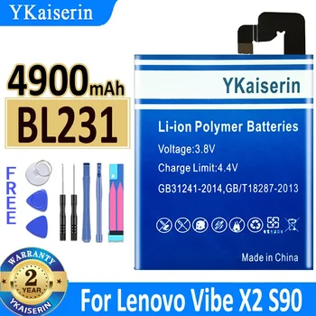 YKaiserin Új telefon BL231 akkumulátor Lenovo VIBE X2 Lenovo S90 S90u Bateria + Ingyenes eszközök