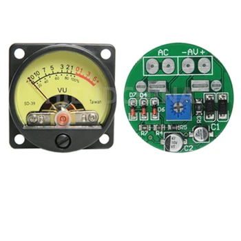 ZV-02 Epegép VU mérő fejmagasságmérő LED háttérvilágítású teljesítményerősítő A mérőfej meghajtó teljesítményerősítővel van felszerelve